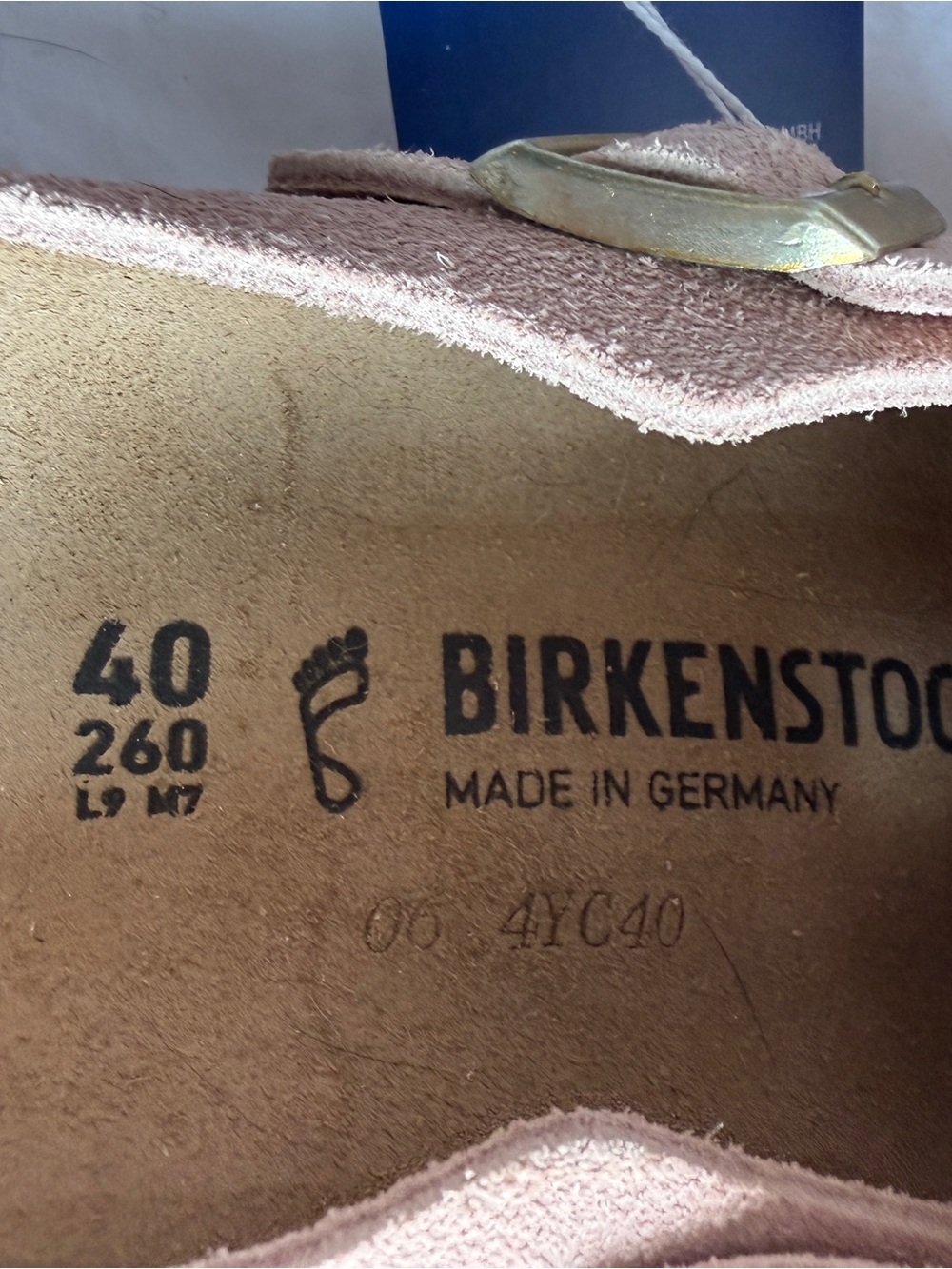 Birkenstock Pink Suede Boston Slip-On Clog women’s size 9 - Picture 7 of 7